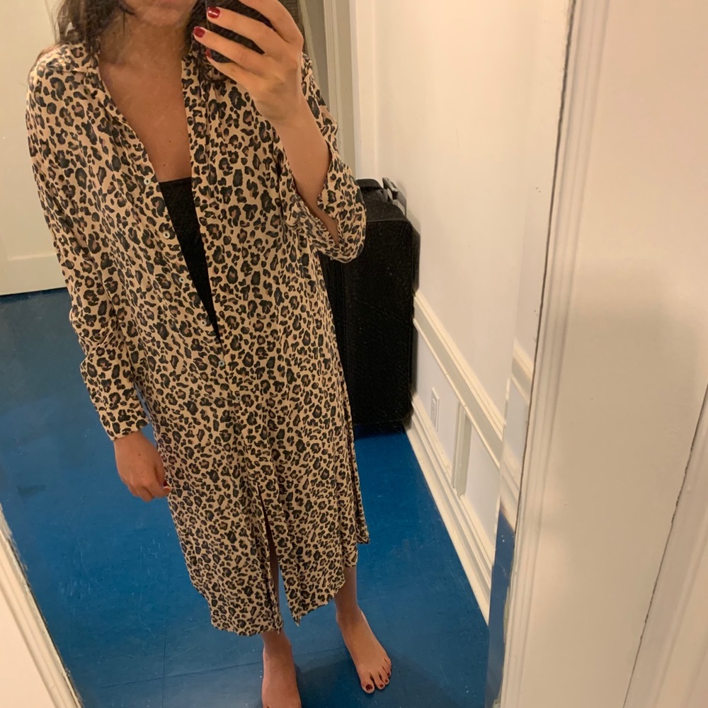 Leopard kimono/dress
